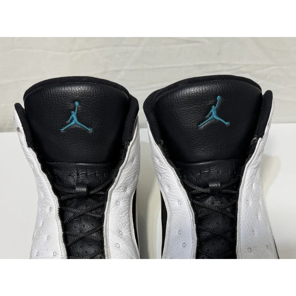 Retro Barons Air Jordan 13 Hologram Men Sz 13 Wolf Gray White Sneaker 2014